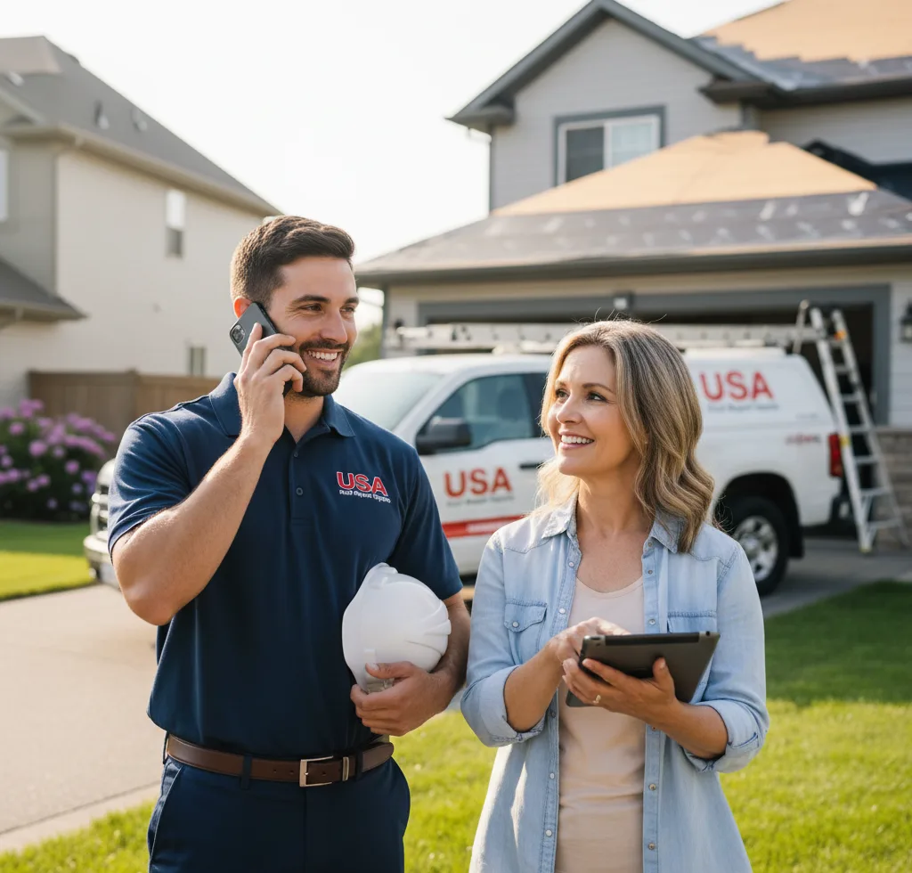 USA Roof Repair Experts customer support in Malvern